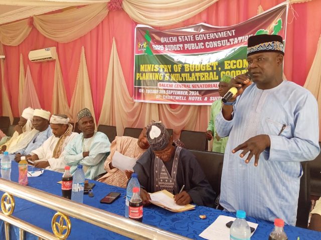 PhotoNews: Bauchi 2025 Budget Public Consultative Meeting